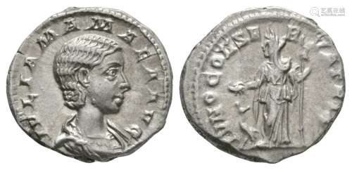 Ancient Roman Imperial Coins - Julia Mamaea - Juno Denarius