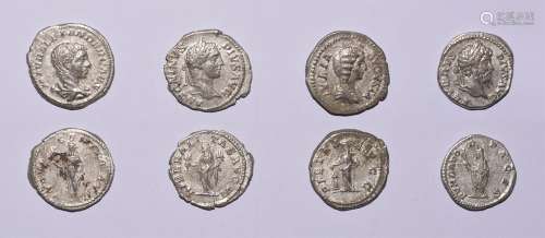 Ancient Roman Imperial Coins - Severan Denarii Group [4]