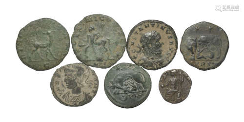 Ancient Roman Imperial Coins - Late Issues Group [7]