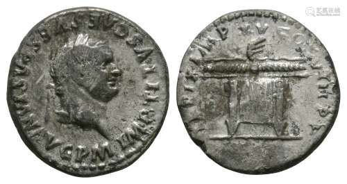 Ancient Roman Imperial Coins - Titus - Thunderbolt Denarius
