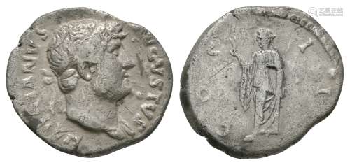 Ancient Roman Imperial Coins - Hadrian - Spes Denarius