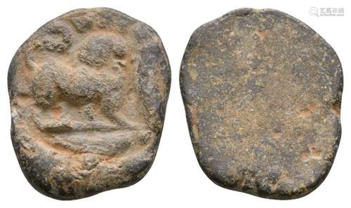 Ancient Byzantine Coins - Lead Figural Seal