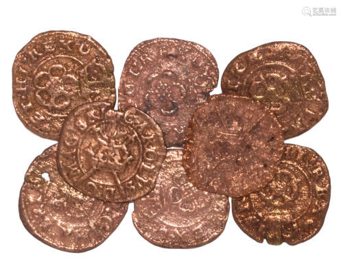 English Stuart Coins - Charles I - Rose Farthings [8]