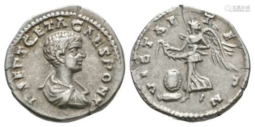 Ancient Roman Imperial Coins - Geta - Victory Denarius