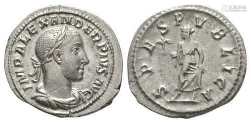 Ancient Roman Imperial Coins - Severus Alexander - Spes Denarius