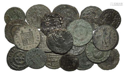 Ancient Roman Imperial Coins - Late Bronzes Group [20]