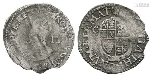 English Stuart Coins - Charles I - Tower - Halfgroat