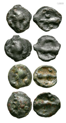 Celtic Iron Age Coins - Cantiaci - Thurrock Potin Group [4]