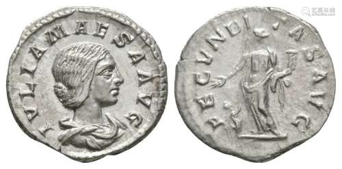 Ancient Roman Imperial Coins - Julia Maesa - Fecunditas Denarius