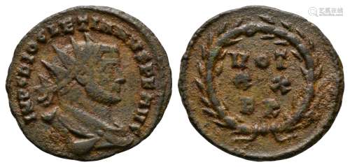 Ancient Roman Imperial Coins - Diocletian - Wreath Antoninianus