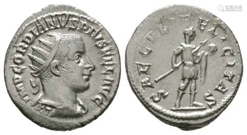 Ancient Roman Imperial Coins - Gordian III - Emperor Standing Antoninianus