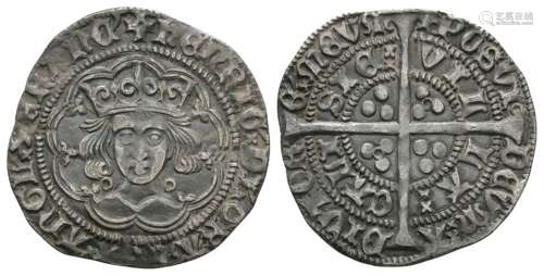 English Medieval Coins - Henry VI - Calais - Reigate Hoard Annulet Groat