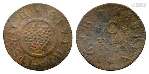 British Tokens - 17th Century - Suffolk - Ipswich Tavern - Token Farthing