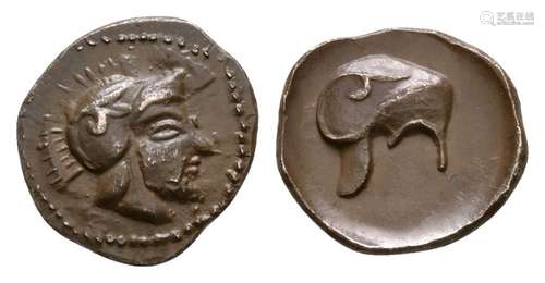 Ancient Greek Coins - Sicily - Himera - Helmet Litra