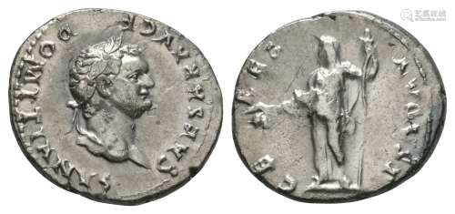 Ancient Roman Imperial Coins - Domitian (under Vespasian) - Ceres Denarius