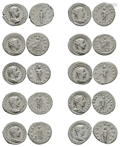 Ancient Roman Imperial Coins - Gordian III - Antoninianii [10]