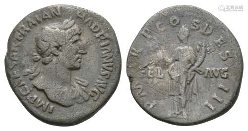 Ancient Roman Imperial Coins - Hadrian - Felicitas Denarius