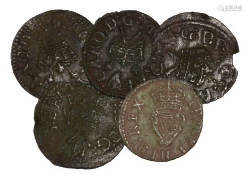 English Stuart Coins - James I and Charles I - Farthings [5]