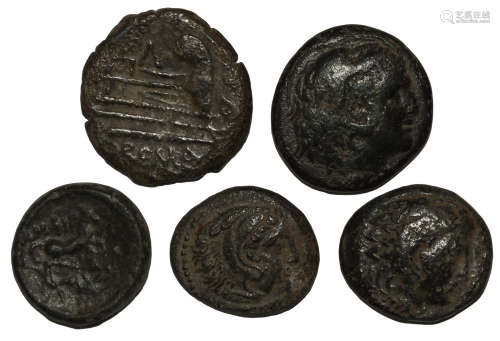 Ancient Greek Coins - Mixed Bronzes Group [5]