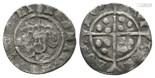 English Tudor Coins - Henry VII - London - Long Cross Penny