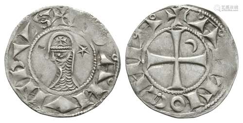 World Coins - Crusader Issues - Antioch - Bohemund II - Denier