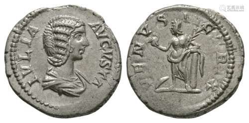 Ancient Roman Imperial Coins - Julia Domna - Venus Denarius