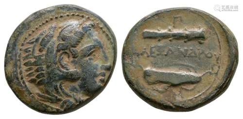 Ancient Greek Coins - Macedonia - Alexander III (the Great) - Bowcase & Club Unit