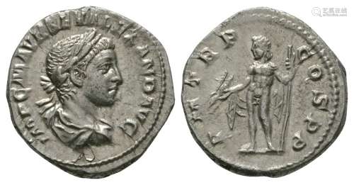 Ancient Roman Imperial Coins - Severus Alexander - Jupiter Denarius