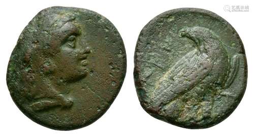 Ancient Greek Coins - Troa - Abydos - Eagle Bronze