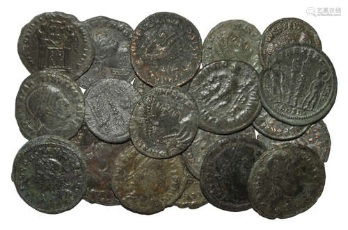 Ancient Roman Imperial Coins - Late Bronzes Group [20]