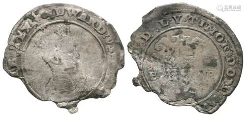 English Tudor Coins - Edward VI - Southwark - 1550 - Base Shilling