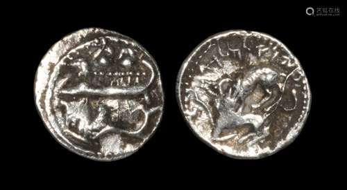 Ancient Greek Coins - Sidon - Phoenicia - Small Silver