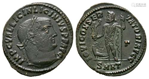 Ancient Roman Imperial Coins - Licinius - Jupiter Follis