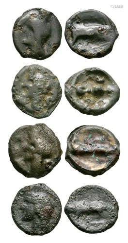 Celtic Iron Age Coins - Cantiaci - Thurrock Potin Group [4]