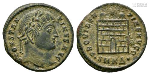 Ancient Roman Imperial Coins - Constantine I - Camp Gate Centenionalis