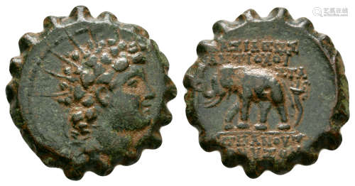 Ancient Greek Coins - Antioch - Antiochos VI - Elephant Unit