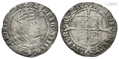 English Tudor Coins - Henry VIII - Profile Groat