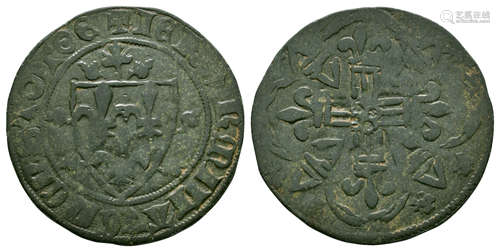 World Coins - France - Arms and Cross Jeton