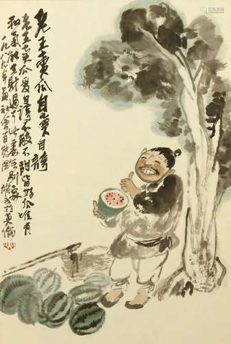 A COLLECTION OF CHINESE CONTEMPORARY INK PAINTINGS AND PRINTS. 20th Century. (20) 二十世纪