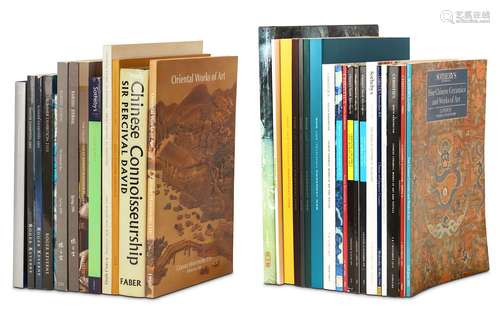 A COLLECTION OF CHINESE ART REFERENCE BOOKS, DEALERS AND AUCTION CATALOGUES. Including Sotheby’s,