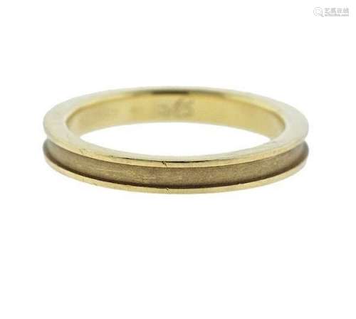 Carrera Y Carrera 18k Gold Wedding Band Ring