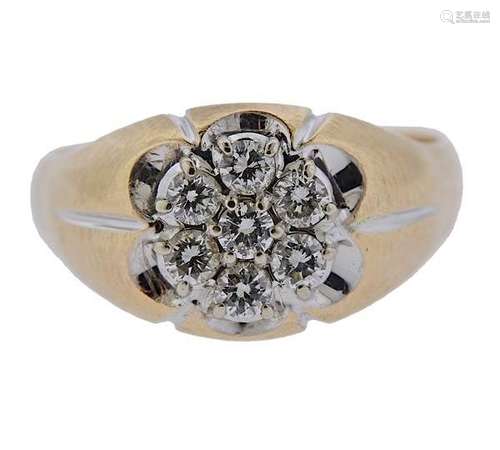 14k Gold Diamond Ring