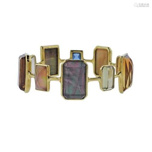 Ippolita Rock Candy Marrakesh Gemstone 18k Gold Bracelet