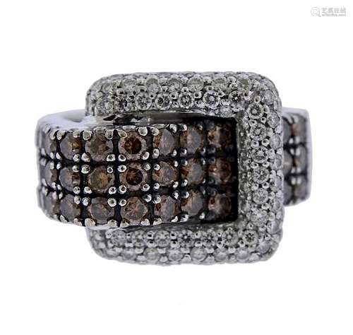 Le Vian LeVian 14k Gold Diamond Buckle Ring