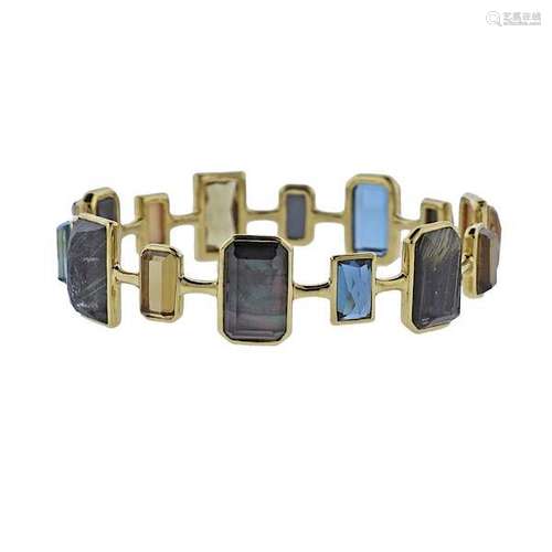 Ippolita Rock Candy Marrakesh Gemstone 18k Gold Bracelet