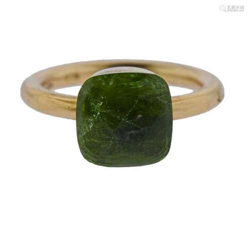 Pomellato Nudo Peridot 18k Gold Ring