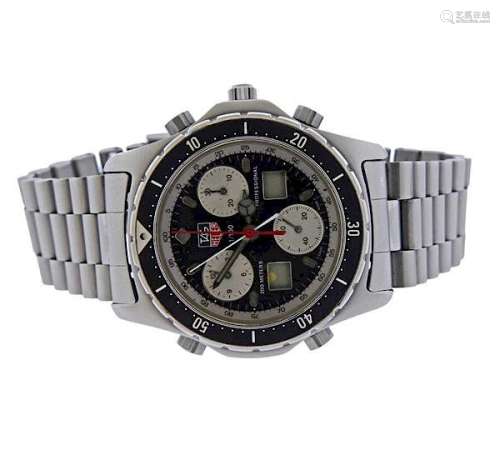 TAG Heuer Professional 200m  Chronograph Steel Watch 240306