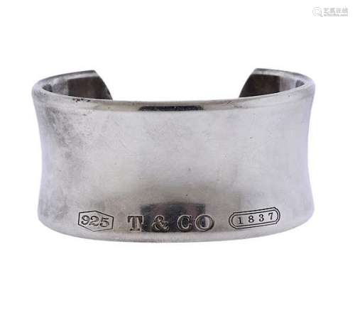 Tiffany & Co 1837 Sterling Silver Cuff Bracelet