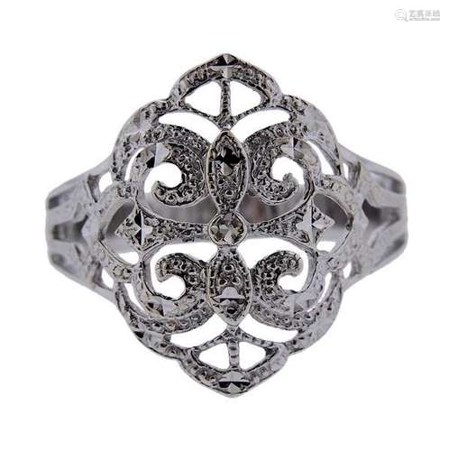 14K Gold Filigree Ring