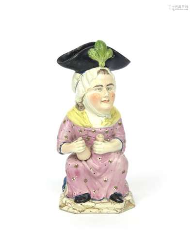 A Martha Gunn Toby jug c.1810, after the Wood mode...;